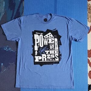 Hatch Blue Graphic Tee